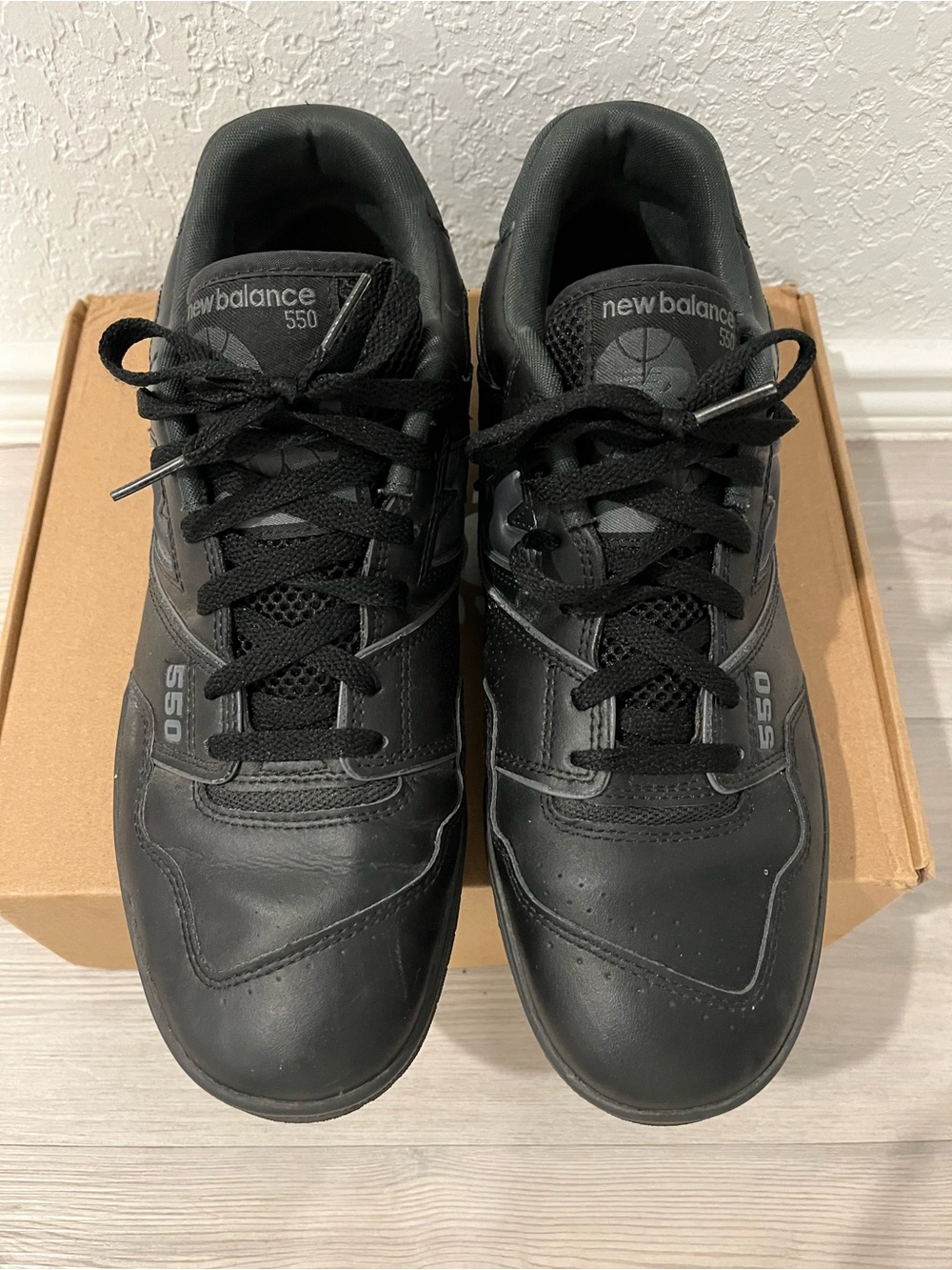 New Balance 550 Men's Sneakers in Black Sz 12